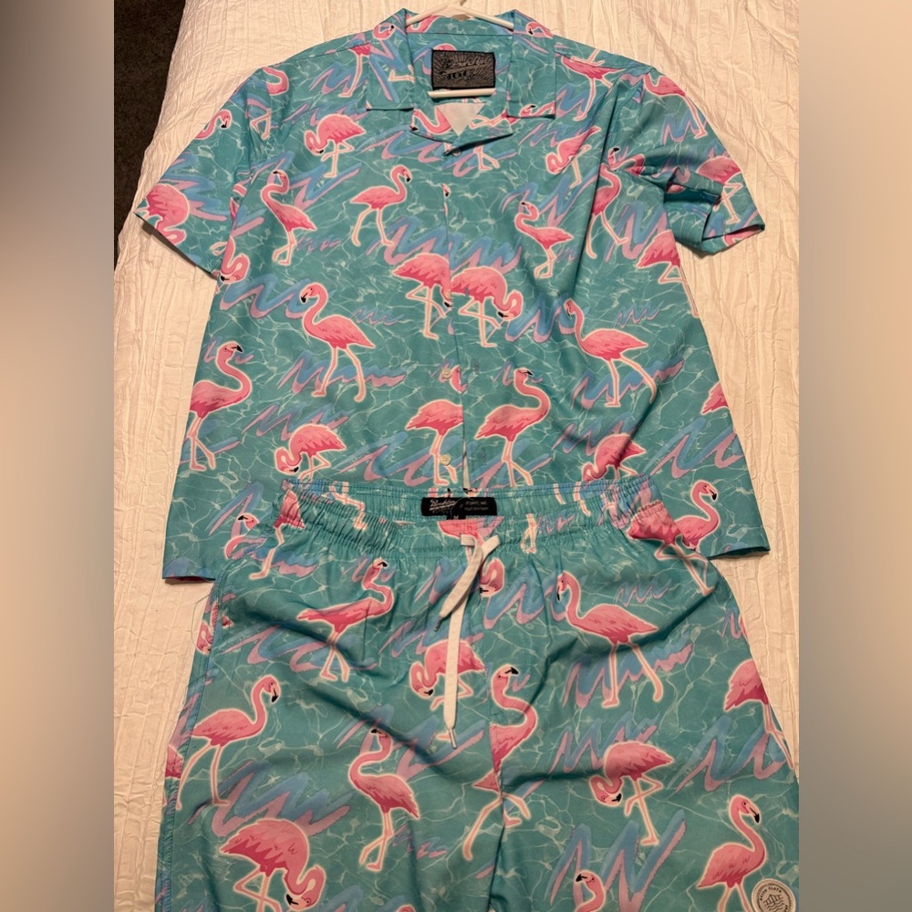 Brooklyn Cloth Flamingo Swim Set